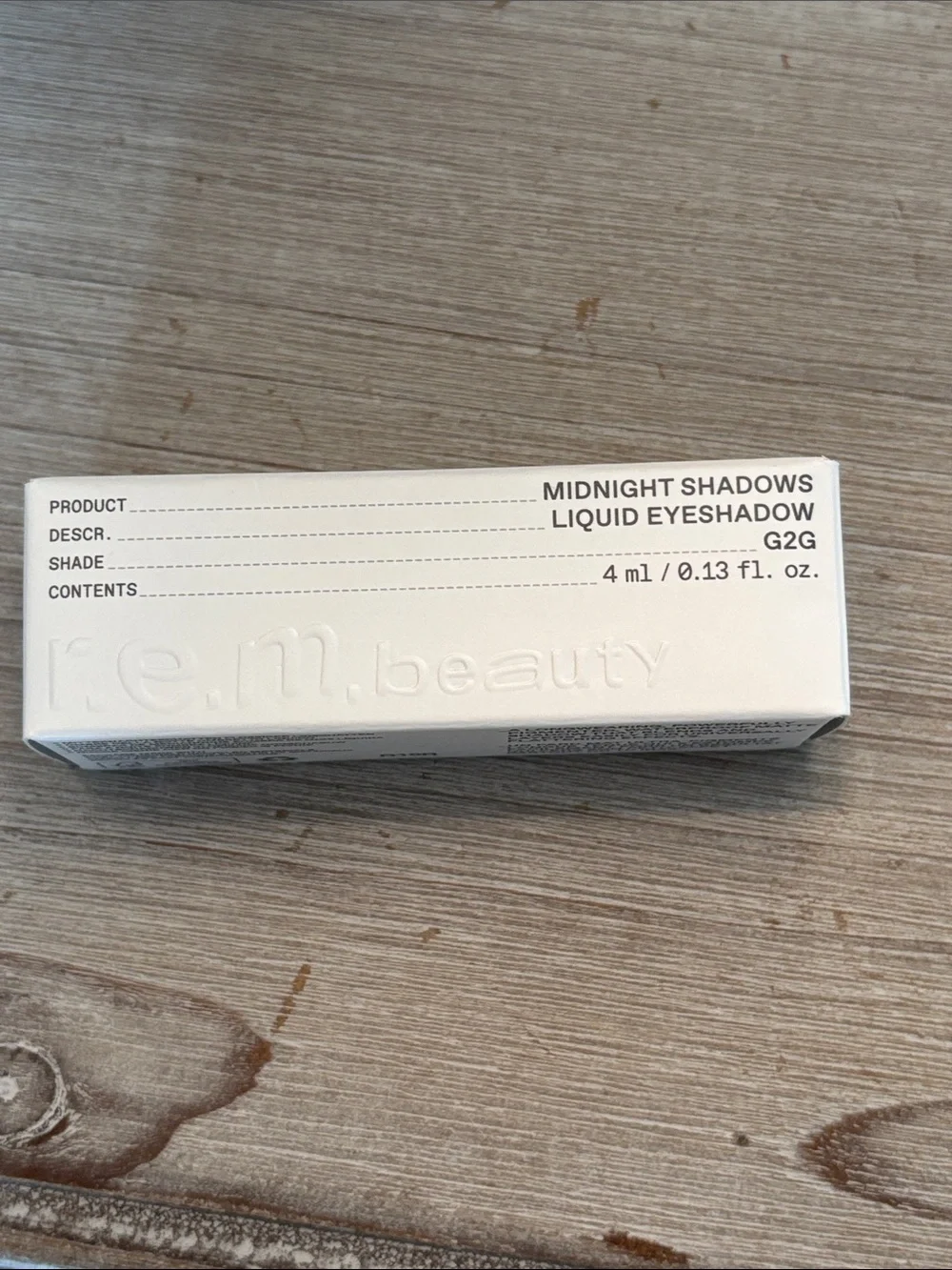 R.E.M. Beauty Midnight Liquid Eyeshadow, Color G2G